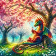 Sunature Diamond Painting Art Full Square Round Drills Dragon Tree Diamond Painting Kit