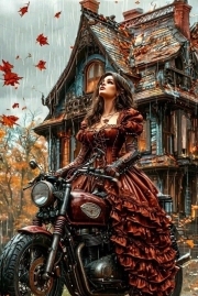 Sunature Diamond Painting Kit Full Square Round Beauty House Diamond Painting Art