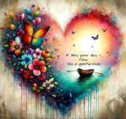 Sunature Diamond Painting Art Full Square Round Drills Heart Boat Diamond Painting Kit