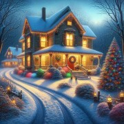 Sunature AB Diamond Painting Art Full Square Round Drills House Diamond Painting Kits (5-10 AB Colors)