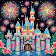 Sunature AB Diamond Painting Art Full Square Round Drills Nice Buildings Diamond Painting Kits (5-10 AB Colors)