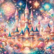 Sunature AB Diamond Painting Art Full Square Round Drills Nice Buildings Diamond Painting Kits (5-10 AB Colors)