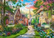 Sunature Diamond Painting Art Full Square Round Drills Landscape Cabin Diamond Painting Kit