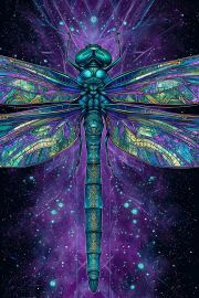 Sunature Diamond Painting Art Full Square Round Drills Dragon Fly Diamond Painting Kits