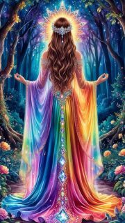 Sunature AB Diamond Painting Art Full Square Round Drills Forest Beauty Diamond Painting Kits (5-10 AB Colors)