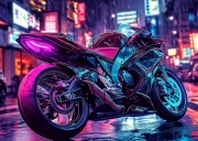 Sunature Diamond Painting Art Full Square Round Drills Motorbike Diamond Painting Kit