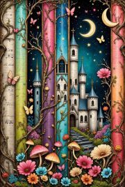 Sunature Diamond Painting Art Full Square Round Drills Castle Diamond Painting Kits