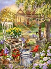 Sunature Diamond Painting Art Full Square Round Drills House Garden Diamond Painting Kit