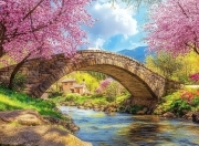 Sunature Diamond Painting Art Full Square Round Drills Landscape Bridge Diamond Painting Kit