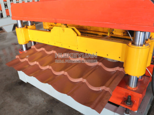 Metal Roof Glazed Tile Cold Roll Forming Machine