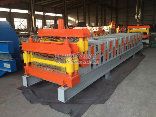 Metal Double Layer Color Steel Sheet Cold Roll Forming Machine