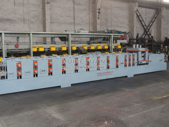 Automatic C80-300 Purlin Roll Forming Machine Pre-cutting Pre-punching