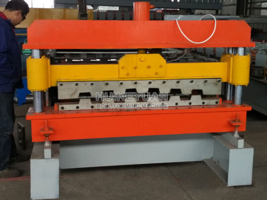 Trapezoid Profile Steel Floor Deck Roll Forming Machine