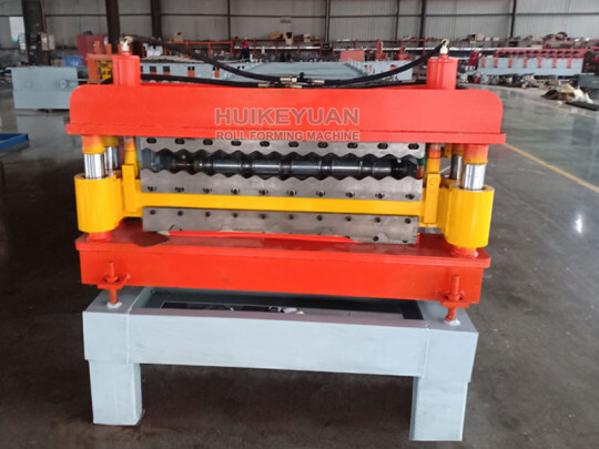 Trapezoidal and Corrugated Double Layer Roof Sheet Making Machine