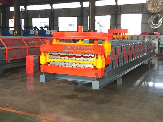 Double layer Roof Sheet Glazed Tile Roll Forming Machine