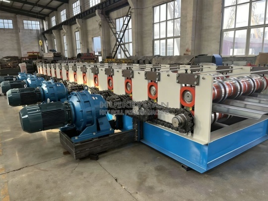 Fully Automatic Shipping Container Side Panel Roll Forming Machine