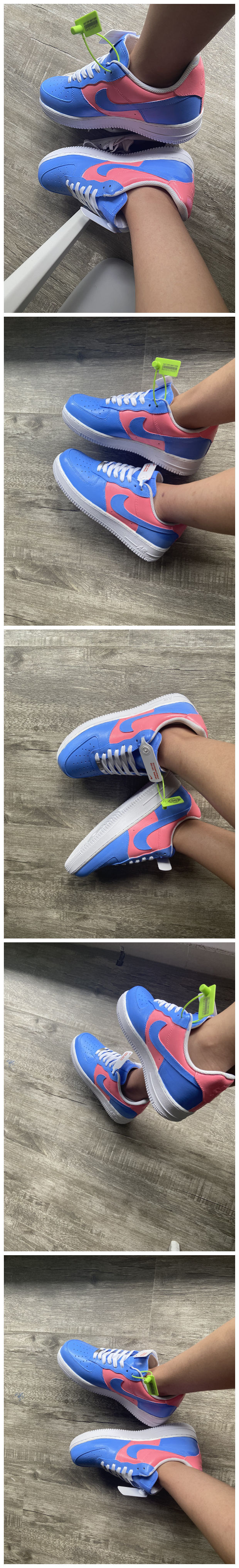 Custom Color Shoes Blue And Pink For Air Force 1 White Graffiti Hand Painted Sneaker - A140 Custom Color Shoes Blue And Pink For Air Force 1 Graffiti Hand Painted Sneaker - A140 - The Zero Custom