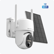 2K HD Wireless WiFi Camera Security, Solar-Powered Surveillance Camera Outdoor, Smart Home Security Camera, 2.4GHz WiFi, Color Night Vision, Motion Detection, 360° View, Two-Way Audio, SD/Cloud Storage, Remote Control