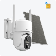 HOSAFE.COM No WiFi Security Cameras Wireless Outdoor, 4G LTE Cellular Security Camera, Solar Camera for Home Security, 360 PTZ, Human Sensor, 2K HD, 2-Way Talk, IP66