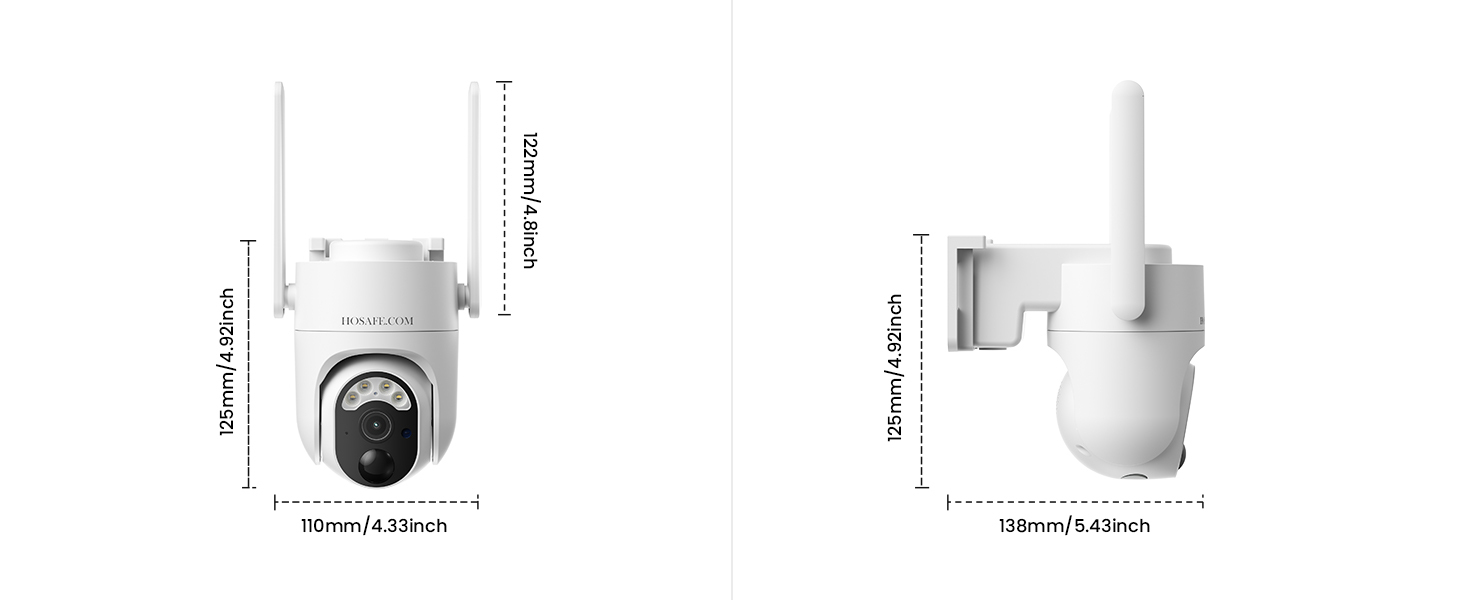 HOSAFE 4G Solar PTZ Camera with 1-Year Data