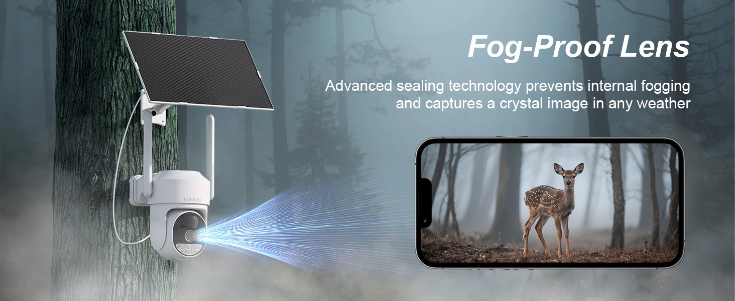 HOSAFE AOV 24/7 4G Solar Camera with 360-Day Data