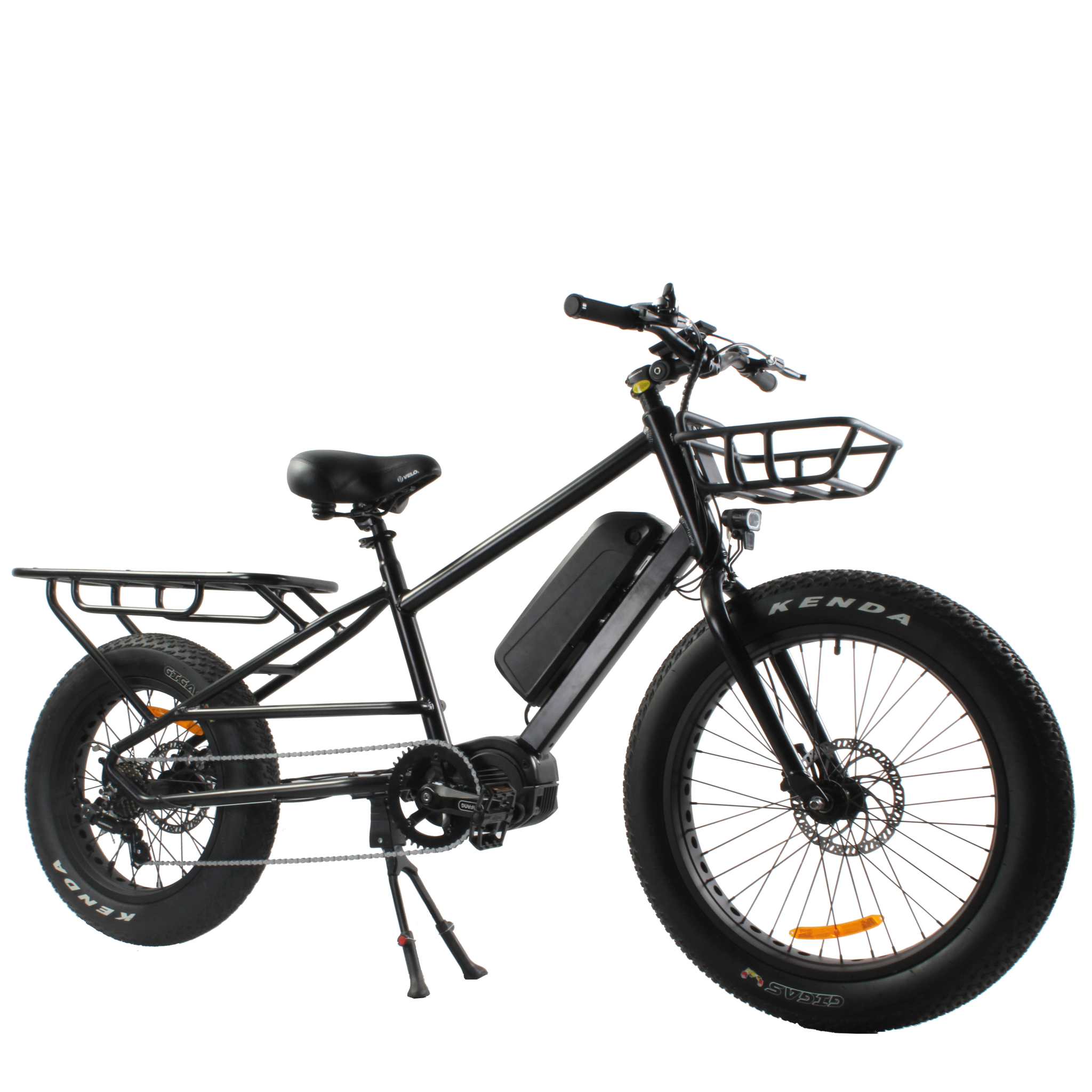 Bafang Ultra 1000W mid drive fat tire delivery cargo electric bicycle