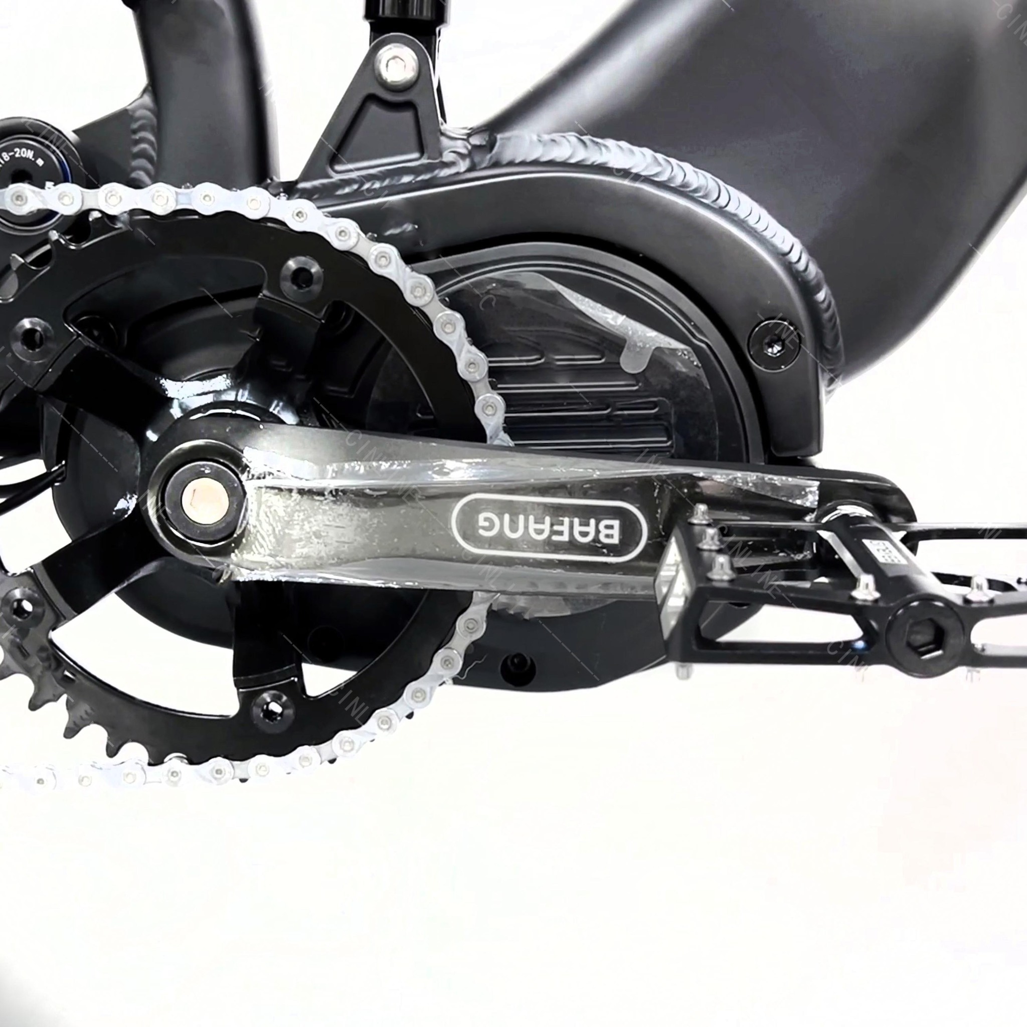 ultra mid drive motor frame mounted battery mens commuter e bike