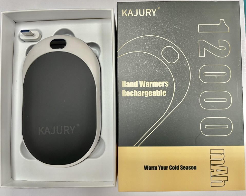 12000mAh Rechargeable Hand Warmers,Electric Hand Warmer with LED