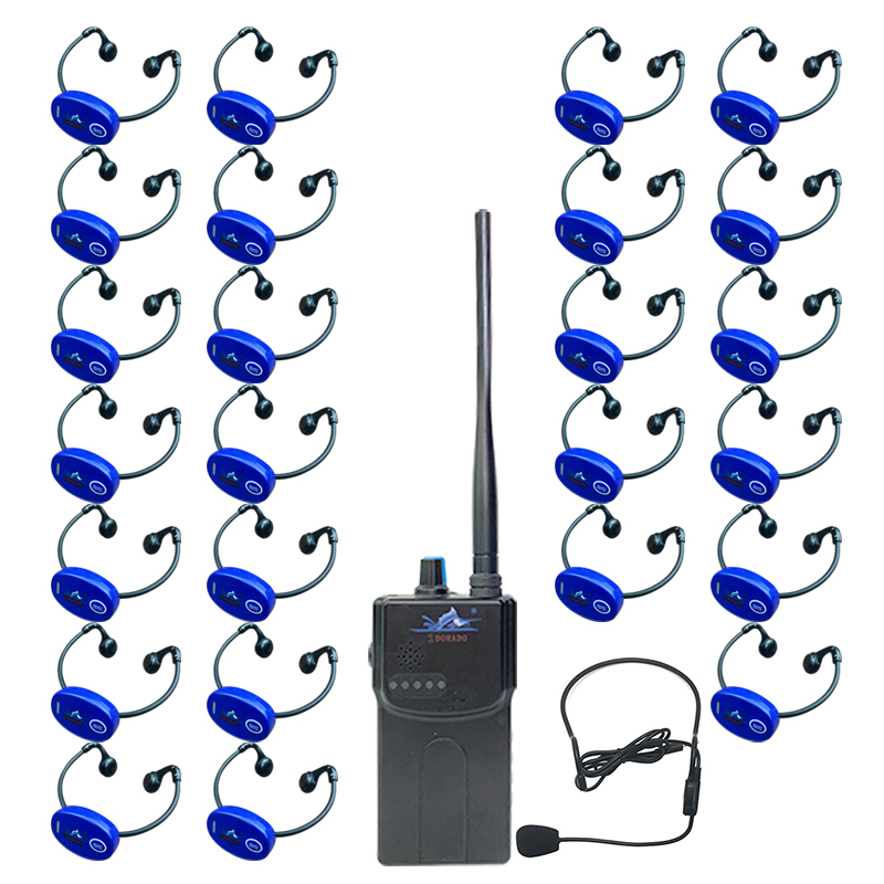 Swim Training System Bone Conduction Headset Swim coach communicator