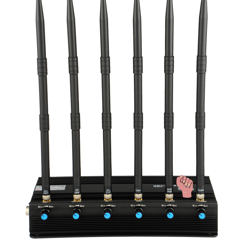 4g jammer blocker - 6 Antenna Portable GPS + Lojack + 4G Lte + 3G + 2G Signal Jammer Blocker - GSM/CDMA/3G Jammer