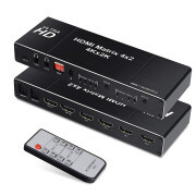 TL MEDIA 2K 4K HD-MI Matrix 4X2 with Audio