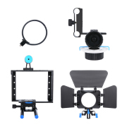 TL MEDIA CCK100 Camera Cage, Matte Box & Follow Focus DSLR Camera Cage Kit
