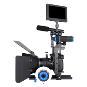 TL MEDIA CCK100 Camera Cage, Matte Box & Follow Focus DSLR Camera Cage Kit