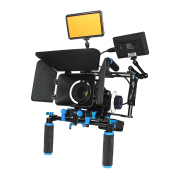 TL MEDIA CCK221 Shoulder Mount, Camera Cage, Matte Box & Follow Focus DSLR Camera Cage Kit
