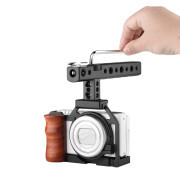TL MEDIA NEW Aluminium Camera Cage with top handle for SONY ZV-1