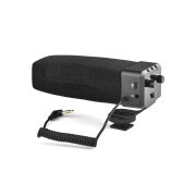 TL MEDIA On-Camera Shotgun Microphone Gain for Smartphone DSLR Camera Camcorder Audio Recorder