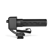 TL MEDIA On-Camera Shotgun Microphone Gain for Smartphone DSLR Camera Camcorder Audio Recorder
