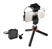 2.4G Clip-on Lavalier Wireless Microphone for Camera/Smartphone