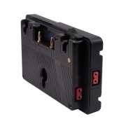 TL MEDIA V-Mount to Anton-Mount Battery Converter Adapter with double D-Tap
