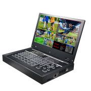 Devicewell Portable 11.6inch Screen 6 Channel SDI HD Video Mixer Switcher for Live Streaming