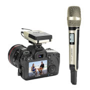 Professional Interview Handheld Wireless Microphone Recording For Dslr Camera