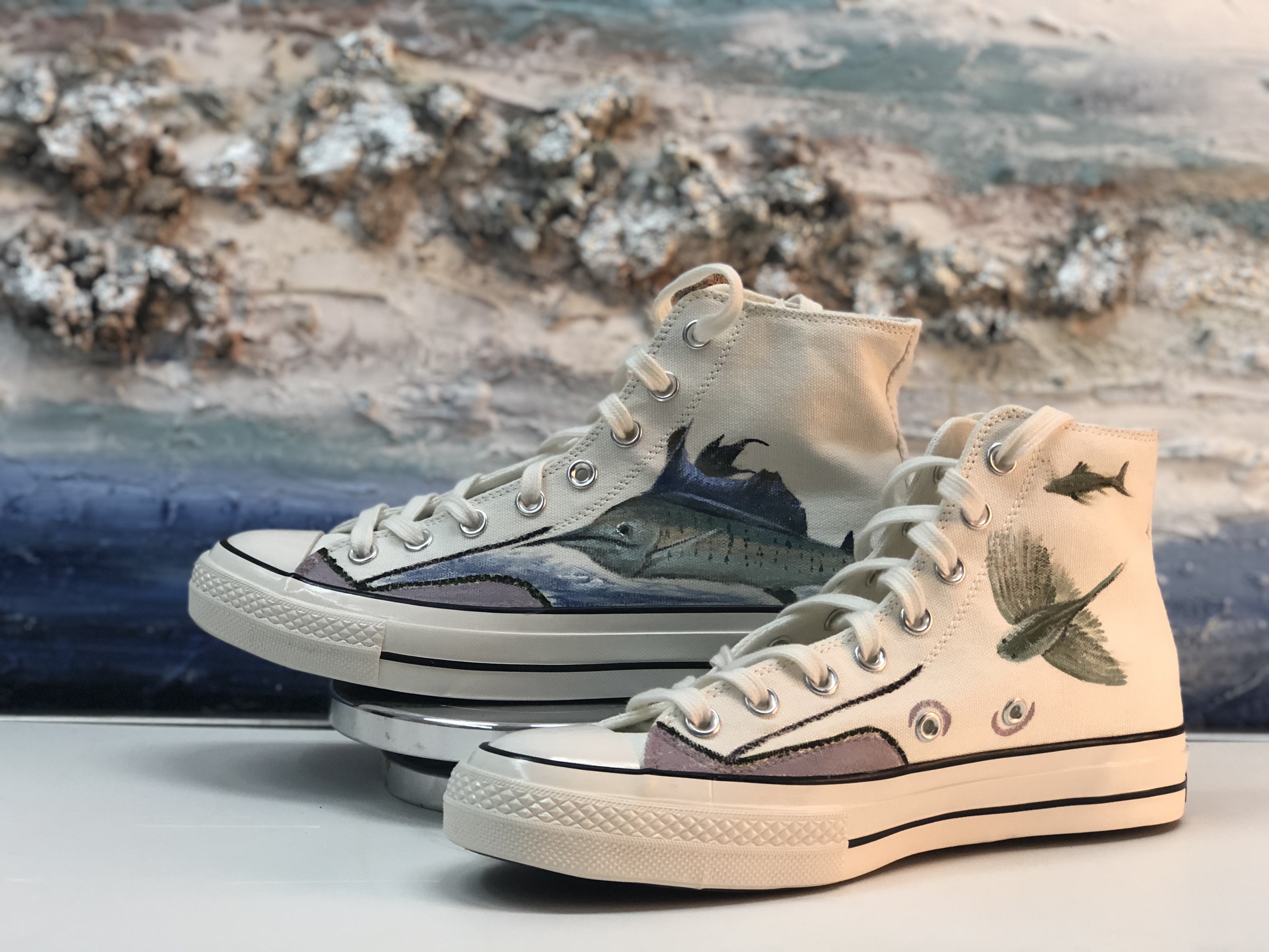 custom shoes painted