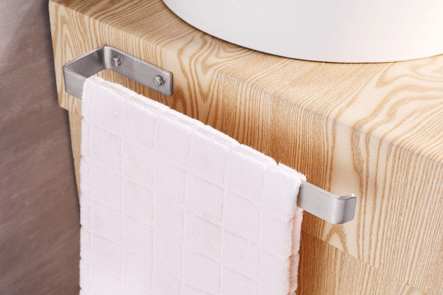 Towel Holder, brushed stainless steel, wall-mounted towel rail bathroom and kitchen, brushed cabinet mounting 40 cm Towel holder brushed stainless steel, wall-mounted towel rail bathroom and kitchen, brushed cabinet mounting 40 cm Towel Holder