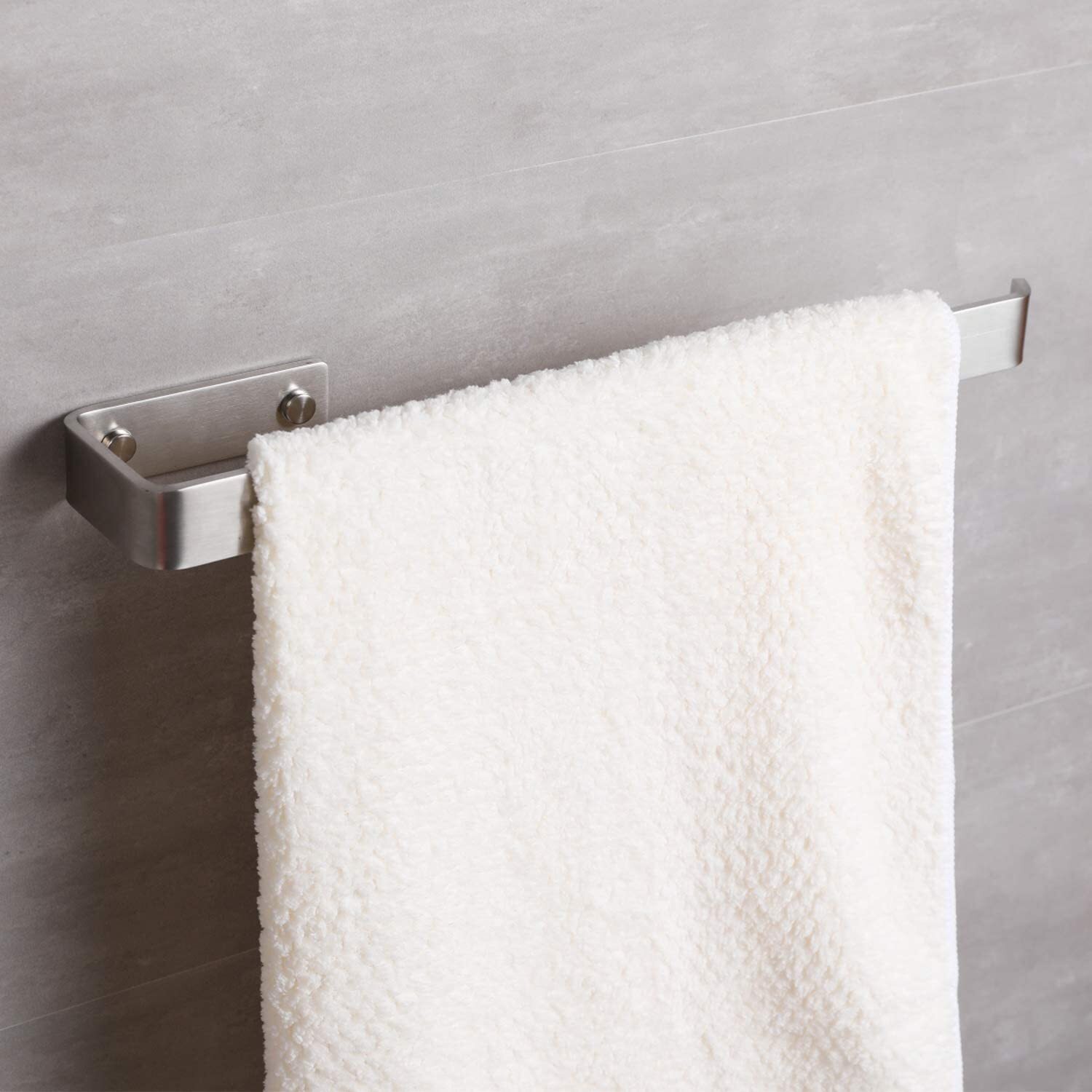 Towel Holder, brushed stainless steel, wall-mounted towel rail bathroom and kitchen, brushed cabinet mounting 40 cm Towel holder brushed stainless steel, wall-mounted towel rail bathroom and kitchen, brushed cabinet mounting 40 cm Towel Holder
