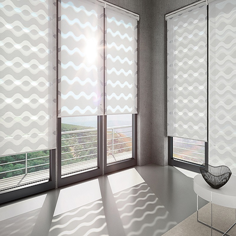 Fasion S Wave Zebra Roller Shades Day Night Blinds Dual Layers Wave