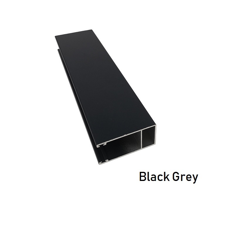 Aluminum Side Rail Track For Blackout Roller Blinds Customize Length