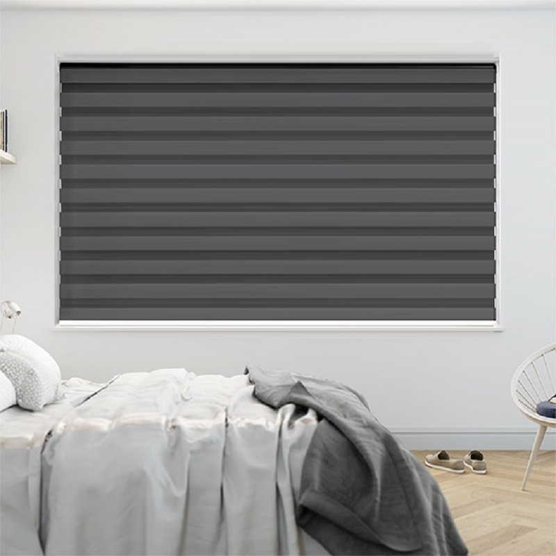 Quality Roller Zebra Blinds Dual Layer, Day Night Blinds for Windows -Brown, Shop Today. Get it Tomorrow!