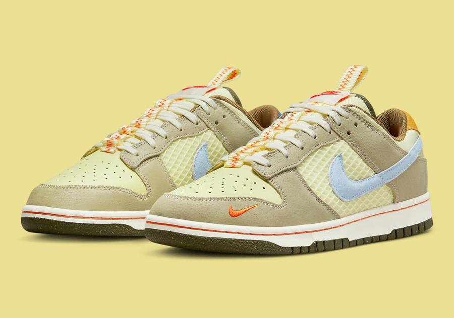 Monica Sneakers Tell You Nike Dunk Low Utility Features Cartoon Nature Illustrations