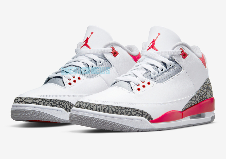 Monica Sneakers Tell You Air Jordan 3 "Fire Red" Official Images