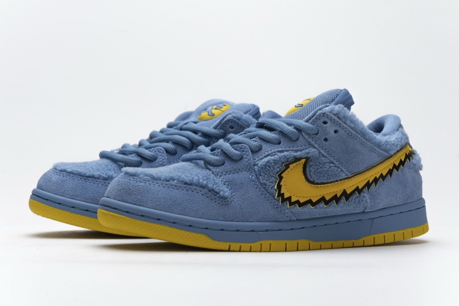 Get Grateful Dead x Nike SB Dunk Low Pro QS Blue Bear CJ5378-400 - Monica Sneaker